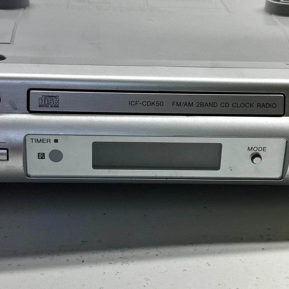 Sony ICF-CDK50 Under Cabinet Kitchen Radio/CD Player Works *No Mounts* No Remote